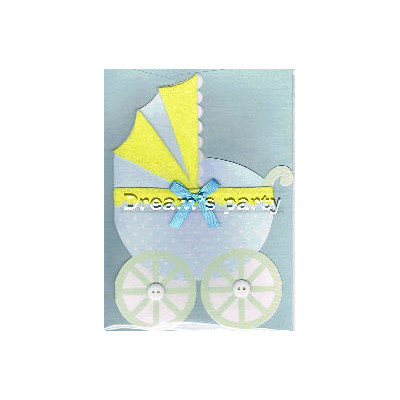 BIGLIETTO CARROZZINO CELESTE