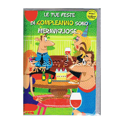 BIGLIETTO SONORO MACCHINA FOTOGRAGICA CON SPECCHIO MAGICO