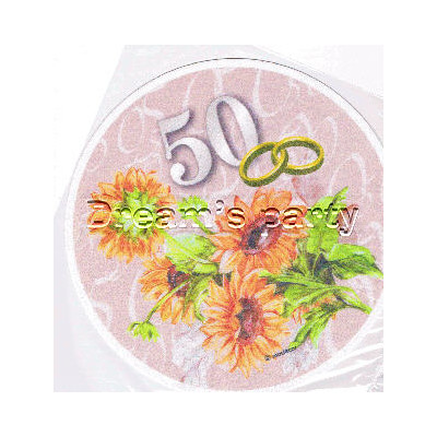 CIALDA 50 ANNI NOZZE A D.21CM