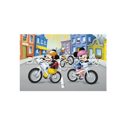 CIALDA rettangolare in ostia Mickey mouse & Co - per torte e dolci