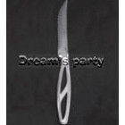 COLTELLO DA BISTECCA EXSTRA FORTE PLASTICA TRASPARENTE