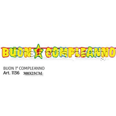 FESTONE 1 ANN0 300X23 CM