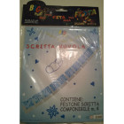 FESTONE BATTESIMO CELESTE ESTENSIBILE 4 MT