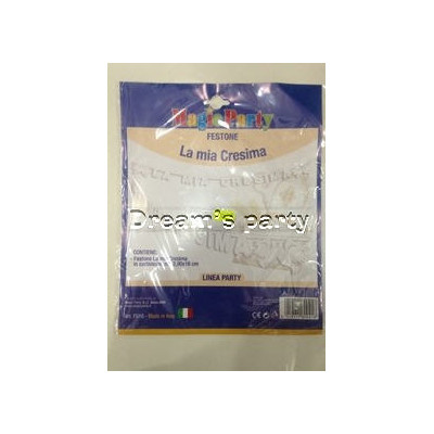 FESTONE LA MIA CRESIMA 290X16CM