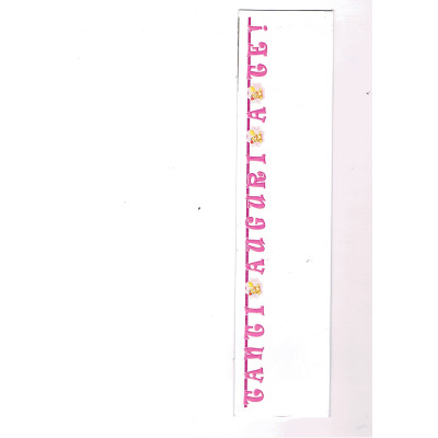 FESTONE TANTI AUGURI A TE ORSETTO ROSA 3,16MT