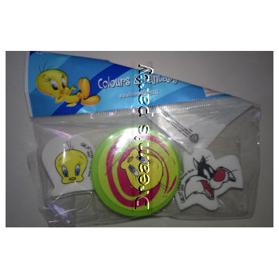 KIT GOMMA TEMPERINO TWEETY