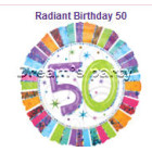 PALLONE MYLAR 50ANNI PRISMATICO