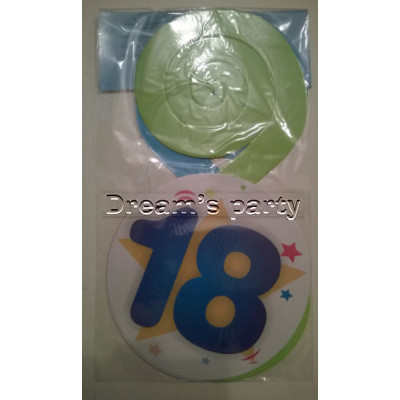 PENDENTE GIRANDOLA 18 ANNI PZ 3