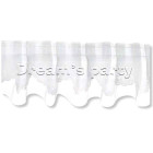 SOTTOTORTA BIANCO STOFFA BORDO FIORE