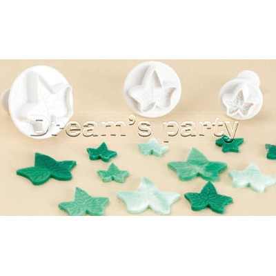 STAMPO AD ESPULSIONE EDERA 3 PEZZI DIM. CM 2/3/3,5