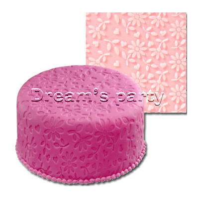 TAPPETO SILICONE DECORATO FIORI 50X50 CM