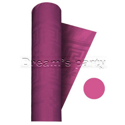 Tovaglia rotolo VIOLA 5x1,2mt - in Carta Damascata per decoro tavola e festa