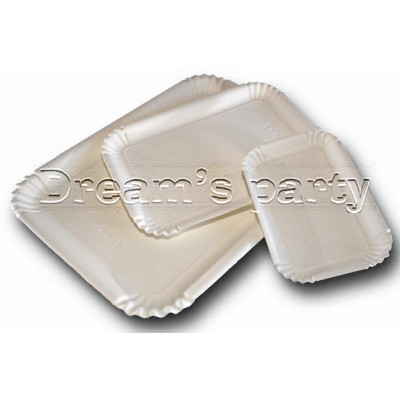 VASSOIO BIANCO LUCIDO N 3 25,5X18CM