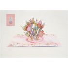 Biglietto augurale ORIGAMO SWEET EXPLOSION Happy Birthday - realizzato a mano