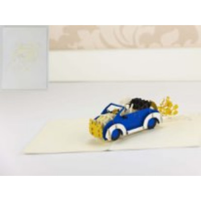 Biglietto d'auguri Origamo Matrimonio 3D - VIVA GLI SPOSI