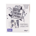 Decorazioni FOOTBALL in ZUCCHERO SPRINKLE MIX per torte dolci - 60g