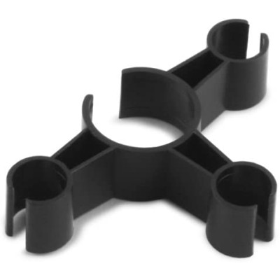 Triple CLIP gancio per Bottiglia Spumante per 3 Candele e Fiaccole