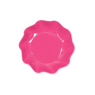 Vassoio Zuppiera Pink Rosa Carico Tondo a Petalo 27cm