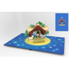 Biglietto d'auguri Origamo NATIVITA' 3D