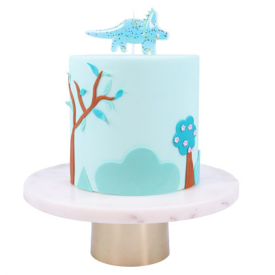 Candela in cera DINOSAURO per Compleanno Bambino - candeline 10X5CM