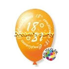 20 PALLONCINI STAMPA 18 COMPLEANNO COLORI ASSORTITI