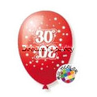 20 PALLONCINI STAMPA 30 ANNI COLORI ASSORTITI