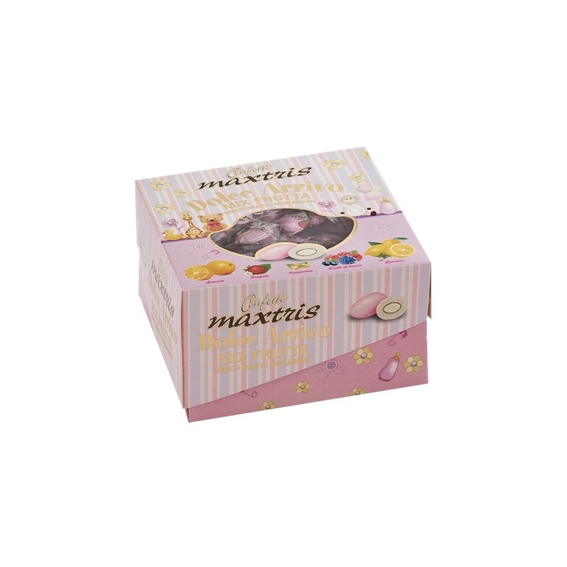 Confetti ROSA incartati singolarmente - ROSA Maxtris gusti assortiti 500g