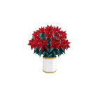 Biglietto augurale Origamo STELLA DI NATALE - realizzato a mano 3D Poinsettia