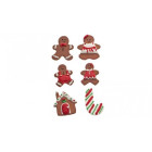 Gingerbread NATALE in zucchero - Decorazione in zucchero per Torte e Dolci