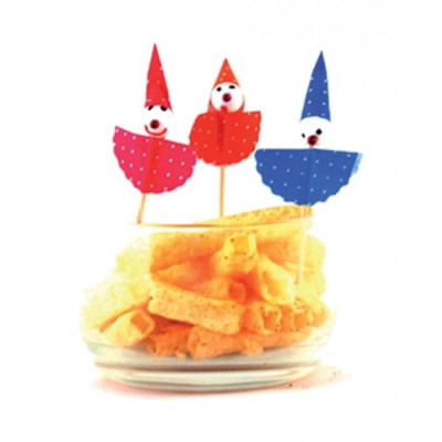 8  STUZZICADENTI party Clown - ideali per decorazioni aperitivi dolci e salati