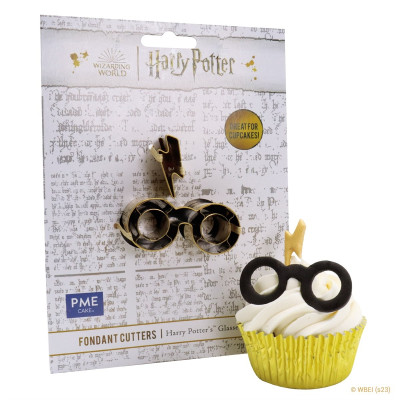 Kit 2 Tagliapasta OCCHIALI e CICATRICE HARRY POTTER per biscotti e fondente - per realizzare e decorare biscoti torte e dolci