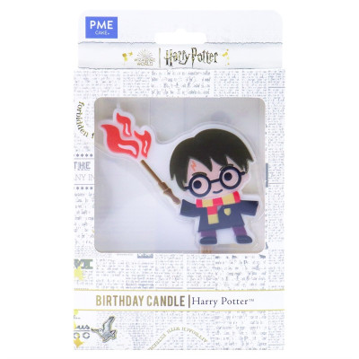 Candela personaggio HARRY POTTER candelina in cera per torte 10X8,5CM