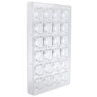 Stampo cioccolatini forma CUORI per Cioccolato - in policarbonato con 24 Cavità