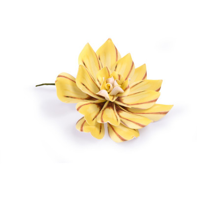 Fiori Giunchiglia giallo in zucchero non edibile - 10 cm circa