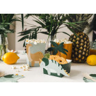 Set 6 scatole per snack DINOSAURI IN CARTA 2 piccole e 4 grandi