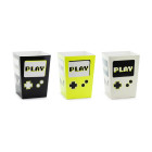 Set 6 scatole per snack popcorn PLAY VIDEOGIOCHI 7x7x12cm