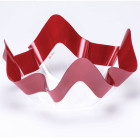 Contenitore in PET ROSSO - Ciotola COPPA in plastica - per confetti, marshmallow 22,5cm