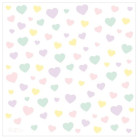 Coordinato feste tavola CUORI CANDY piatti bicchieri tovaglioli 32 pz