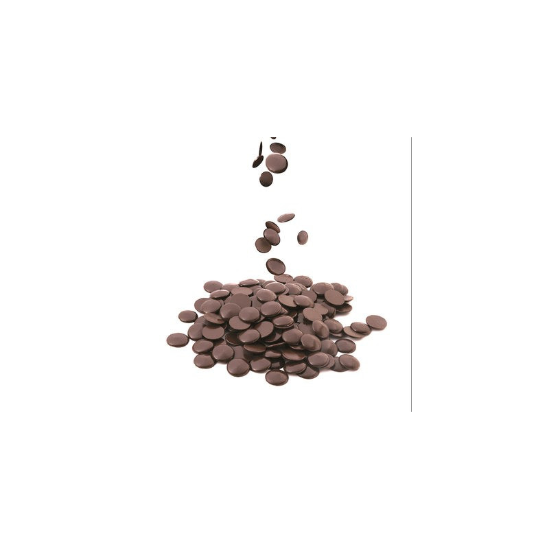 Cioccolato LATTE per Dolci - Dischi marrone da sciogliere - 200g -