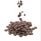Cioccolato LATTE per Dolci - Dischi marrone da sciogliere - 200g -