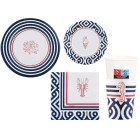 Coordinato festa Estate Mare Portofino piatti bicchieri tovaglioli