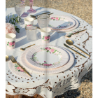 Coordinato festa FLORAL  PINK Peonie rosa piatti piccoli bicchieri tovaglioli