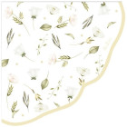 Coordinato festa DANZA DI FIORI piatti piccoli bicchieri tovaglioli