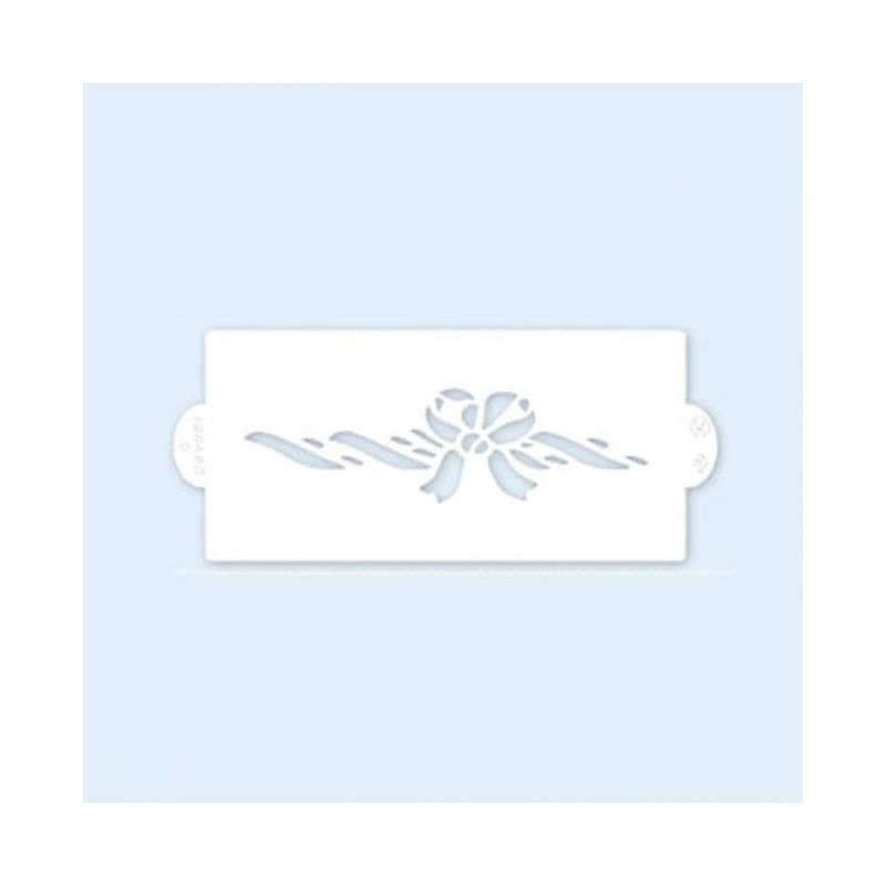 Stencil decorativo FIOCCO  - ideale per decorare con lo zucchero a velo