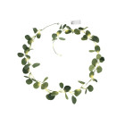 Ghirlanda di eucalipto di colore verde con 20 luci LED dal colore caldo della luce, lunghezza ca. 2 mt  Solo per uso interno