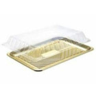 Vassoio in plastica completo di coperchio 29x21 cm