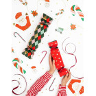 Set 2 scatole regalo Caramelle di carta dimensione delle scatole dopo la piegatura ca. 9 x 47 x 9 cm e 7 x 37 x 7 cm