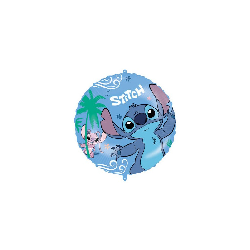 Pallone mylar STITCH Disney 46cm - gonfiabile a elio o ad aria