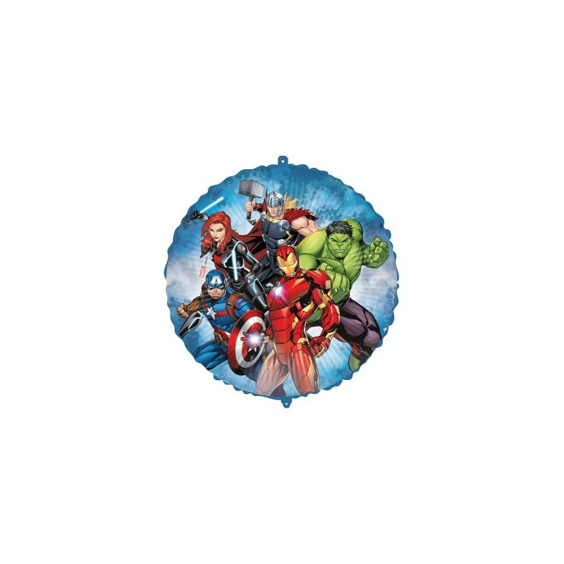 Palloncino foil mylar AVENGERS - gonfiabile ad aria o ad elio - 46 cm