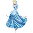 Pallone Mini Shape CENERENTOLA 23 cm gonfiabile ad aria senza valvola